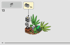 LEGO 76958 instructions page 88 – build guide