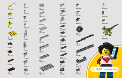LEGO 76958 instructions page 95 – build guide