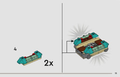 LEGO 76962 instructions page 13 – build guide