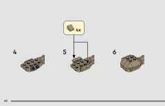 LEGO 76962 instructions page 62 – build guide