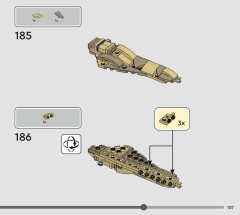 LEGO 76964 instructions page 107 – build guide