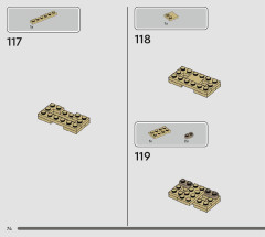 LEGO 76964 instructions page 74 – build guide