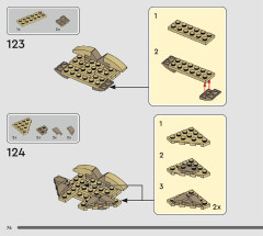LEGO 76964 instructions page 76 – build guide