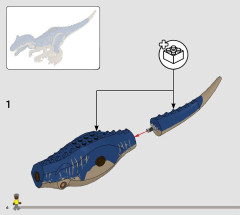 LEGO 76966 instructions page 6 – build guide