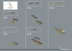 LEGO 76968 instructions page 205 – build guide