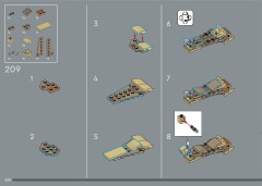 LEGO 76968 instructions page 208 – build guide