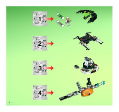 LEGO 7697 instructions page 2 – build guide