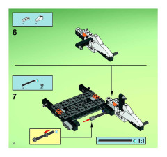 LEGO 7697 instructions page 22 – build guide