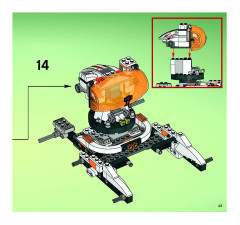 LEGO 7697 instructions page 43 – build guide