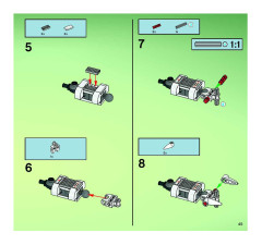 LEGO 7697 instructions page 45 – build guide
