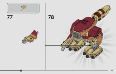 LEGO 76970 instructions page 47 – build guide