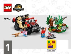 LEGO 76972 instructions page 1 – build guide