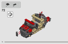 LEGO 76972 instructions page 74 – build guide