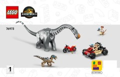 LEGO 76973 instructions page 1 – build guide