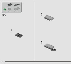 LEGO 76973 instructions page 76 – build guide