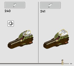 LEGO 76974 instructions page 107 – build guide