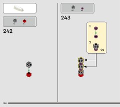 LEGO 76974 instructions page 108 – build guide