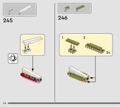 LEGO 76974 instructions page 110 – build guide
