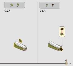 LEGO 76974 instructions page 111 – build guide