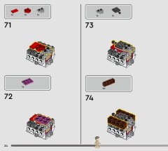 LEGO 76974 instructions page 34 – build guide