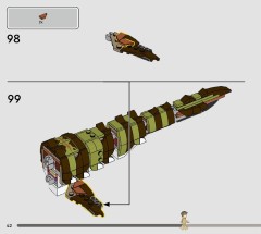 LEGO 76974 instructions page 42 – build guide