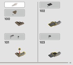 LEGO 76974 instructions page 43 – build guide