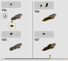 LEGO 76974 instructions page 44 – build guide