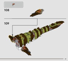 LEGO 76974 instructions page 45 – build guide