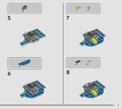 LEGO 76974 instructions page 7 – build guide