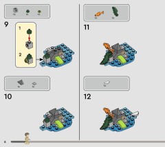 LEGO 76974 instructions page 8 – build guide