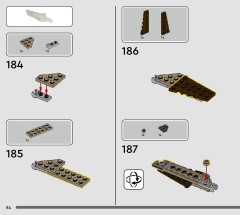 LEGO 76974 instructions page 84 – build guide