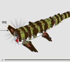 LEGO 76974 instructions page 86 – build guide
