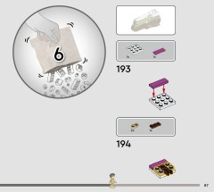 LEGO 76974 instructions page 87 – build guide
