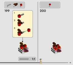 LEGO 76974 instructions page 89 – build guide