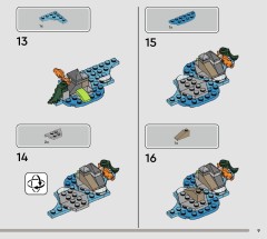 LEGO 76974 instructions page 9 – build guide