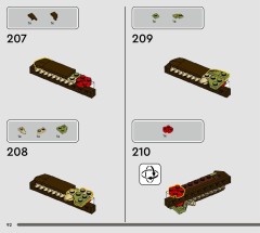 LEGO 76974 instructions page 92 – build guide