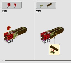 LEGO 76974 instructions page 96 – build guide