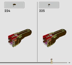 LEGO 76974 instructions page 99 – build guide