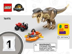 LEGO 76975 instructions page 1 – build guide