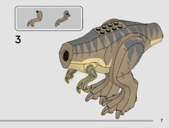 LEGO 76975 instructions page 7 – build guide