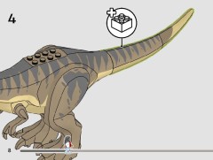 LEGO 76975 instructions page 8 – build guide