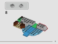 LEGO 76975 instructions page 11 – build guide