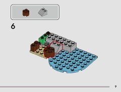 LEGO 76975 instructions page 9 – build guide