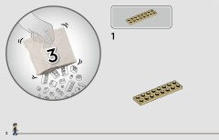 LEGO 76975 instructions page 2 – build guide