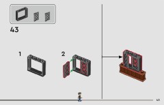 LEGO 76975 instructions page 43 – build guide