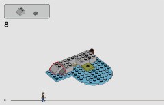 LEGO 76975 instructions page 8 – build guide