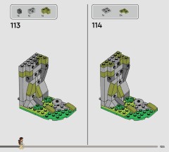 LEGO 76976 instructions page 105 – build guide
