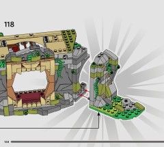 LEGO 76976 instructions page 108 – build guide