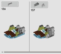 LEGO 76976 instructions page 118 – build guide
