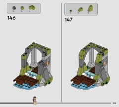 LEGO 76976 instructions page 123 – build guide